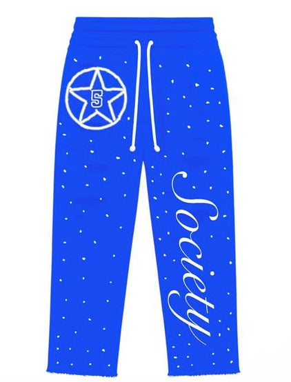 5star Full Male Track suit-blue