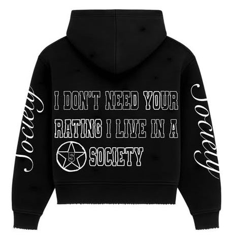 5star Full Male Track suit- black