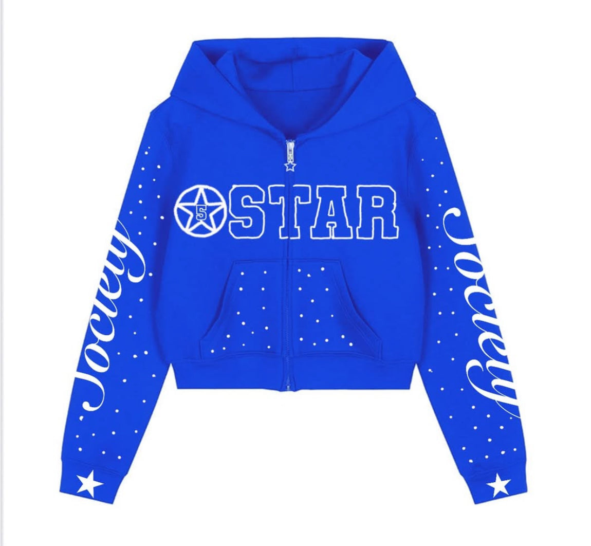 5star regular Female hoodie - blue