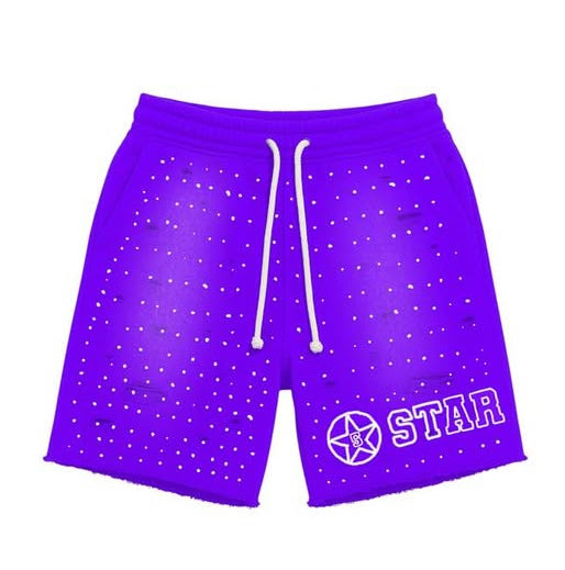 5star Male shorts-purple